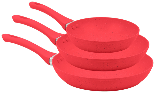 Set de 3 Sartenes Color-Cook — Red