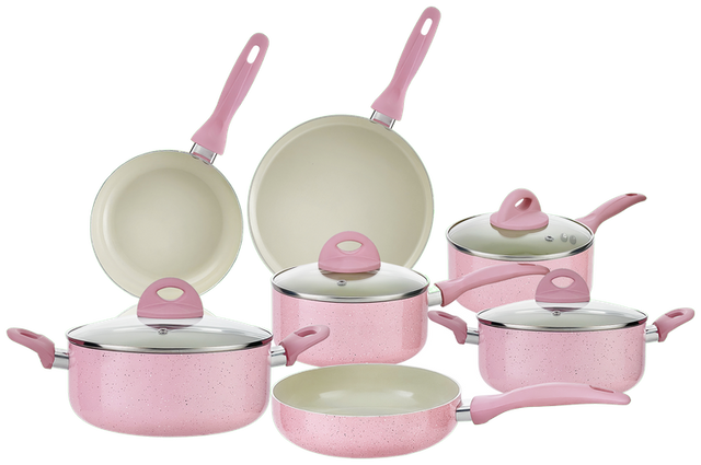 Batería de Cocina Color-Cook 11 Piezas — Pink