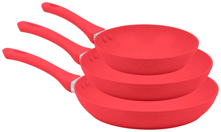 Set de 3 Sartenes Color-Cook — Red
