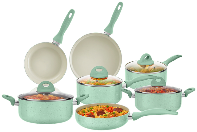 Batería de Cocina Color-Cook 11 Piezas — Jade